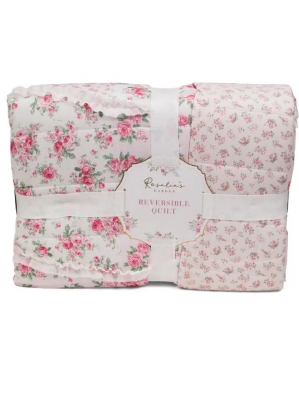 Rosalie’s Reversible Quilt - Pink Floral